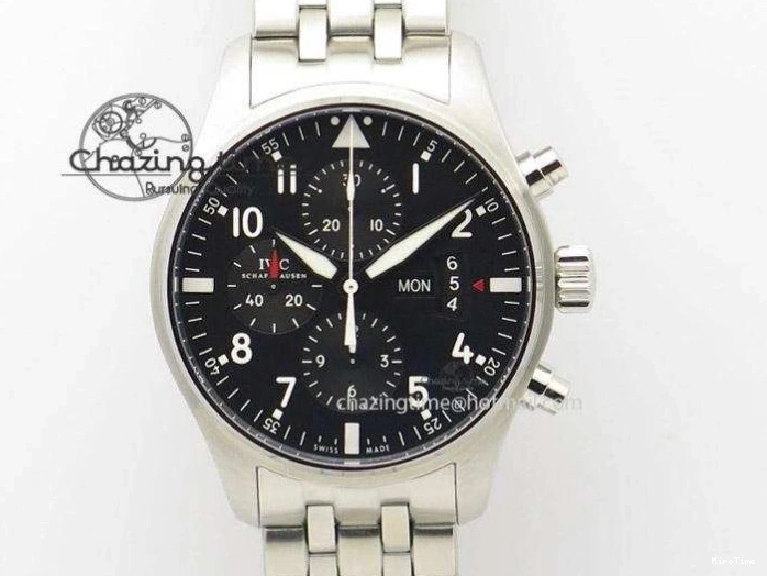 MIROTIME 0731 SportInspired Aquatimer Chrono IW376803 V6F 1:1 Best Edition White Dial On Rubber Strap A 7281